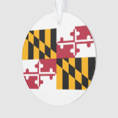 Maryland State Flag Design Ornament (Vorderseite)