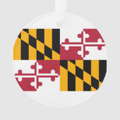 Maryland State Flag Design Ornament (Vorderseite)