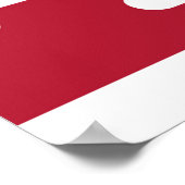 Maryland State Flag Design Poster (Ecke)