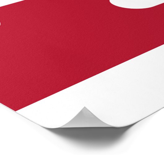 Maryland State Flag Design Poster (Ecke)