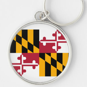 Maryland State Flag Design Schlüsselanhänger