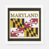 Maryland State Flag Design Serviette (Vorderseite)