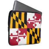 Maryland State Flag Design Style Laptopschutzhülle (Vorne Rechts)