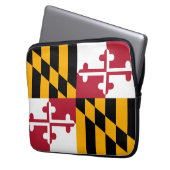 Maryland State Flag Design Style Laptopschutzhülle (Vorderseite Links)