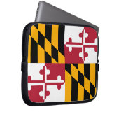 Maryland State Flag Design Style Laptopschutzhülle (Vorne Rechts)