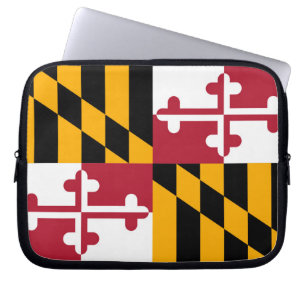 Maryland State Flag Design Style Laptopschutzhülle
