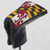 Maryland State Flag Golf Handgestrichen Design Headcover (3/4 Vorderseite)