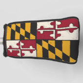 Maryland State Flag Golf Handgestrichen Design Headcover (Vorderseite)
