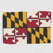 Maryland State Flag Golf Handtuchdesign Golfhandtuch (Horizontal)