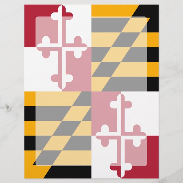 Maryland State Flag Graphic (Vorderseite)