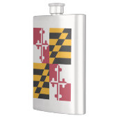 Maryland State Flag Graphic Flachmann (Links)