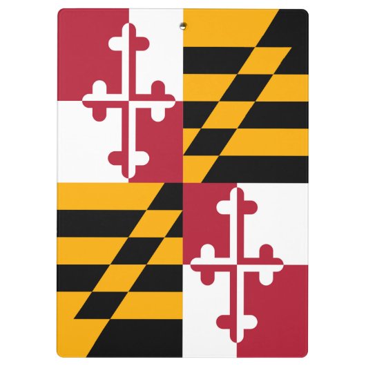 Maryland State Flag Graphic Klemmbrett (Rückseite)