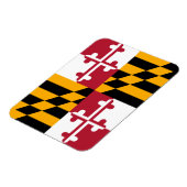 Maryland State Flag Graphic Magnet (Linke Seite)