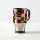 Maryland State Flag Graphic Reisebecher (VorderseiteRechts)