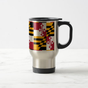 Maryland State Flag Graphic Reisebecher