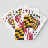 Maryland State Flag Graphic Spielkarten (Rückseite)