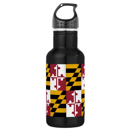 Maryland State Flag Liberty Flasche Trinkflasche (Vorderseite)