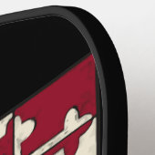 Maryland State Flag Pickleball Paddle (Linke Seite)