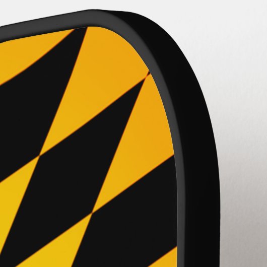 Maryland State Flag Pickleball Paddle (Linke Seite)