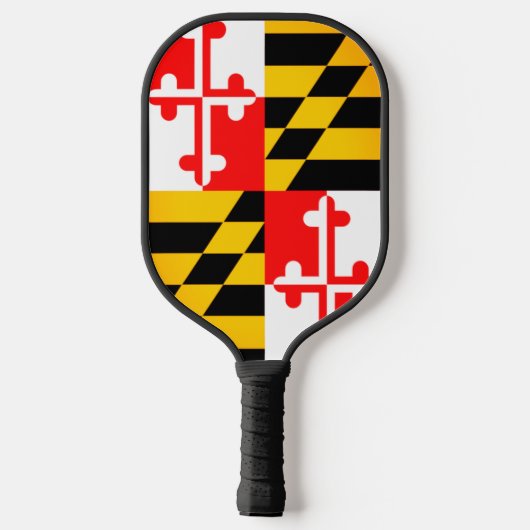 Maryland State Flag Pickleball Paddle (Rückseite)