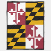 Maryland State Flag Print Patriotc Fleecedecke (Vorderseite)