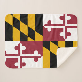 Maryland State Flag Print Patriotic Sherpadecke