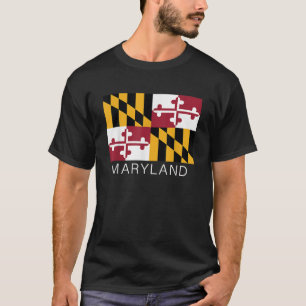 Maryland State Flag Staat Maryland Souvenir Ame T-Shirt