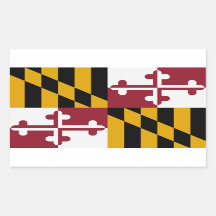 Maryland State Flag Sticker