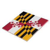 Maryland State Flag Stil Dekoration Fliese (Seite)