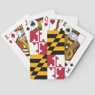 Maryland State Flag Stil Dekoration Spielkarten