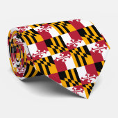 Maryland State Flag Stilvoll Krawatte (Gerollt)