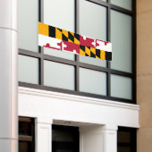 Maryland State Flag Stilvolles Dekorbanner Banner (Äußeres Gebäude)