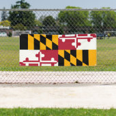 Maryland State Flag Stilvolles Dekorbanner Banner (Insitu)