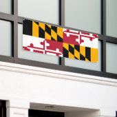 Maryland State Flag Stilvolles Dekorbanner Banner (Äußeres Gebäude)