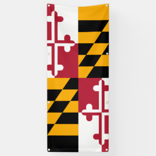 Maryland State Flag Stilvolles Dekorbanner Banner