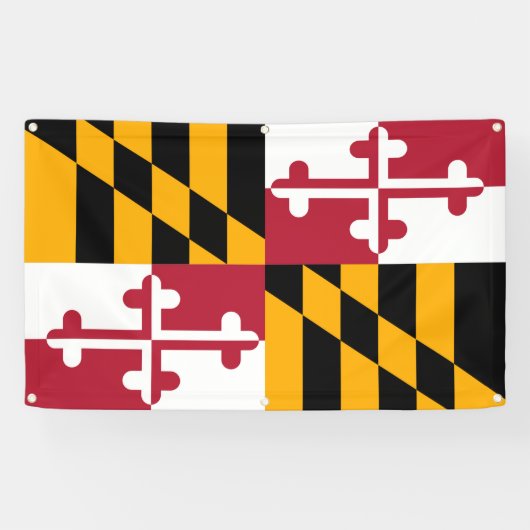 Maryland State Flag Stilvolles Dekorbanner Banner (Horizontal)