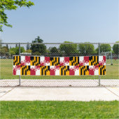 Maryland State Flag Stilvolles Dekorbanner Banner (Insitu)