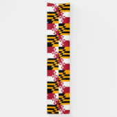 Maryland State Flag Stilvolles Dekorbanner Banner (Vertikal)