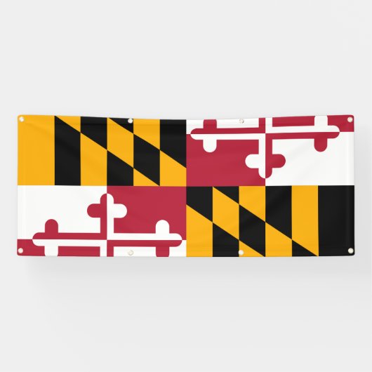 Maryland State Flag Stilvolles Dekorbanner Banner (Horizontal)
