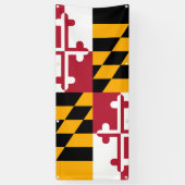Maryland State Flag Stilvolles Dekorbanner Banner (Vertikal)