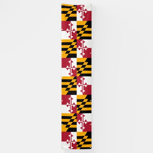 Maryland State Flag Stilvolles Dekorbanner Banner (Vertikal)
