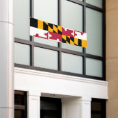 Maryland State Flag Stilvolles Dekorbanner Banner (Äußeres Gebäude)