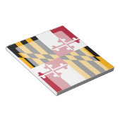Maryland State Flag Stilvolles Display Notizblock (angewinkelt)