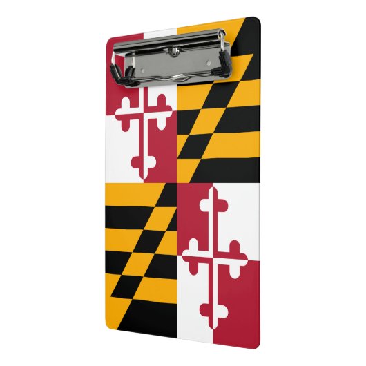 Maryland State Flag Style Decke Mini Klemmbrett (Gewinkelt2)