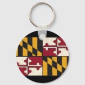 Maryland State Flag Swag Merchandise Schlüsselanhänger (Rückseite)