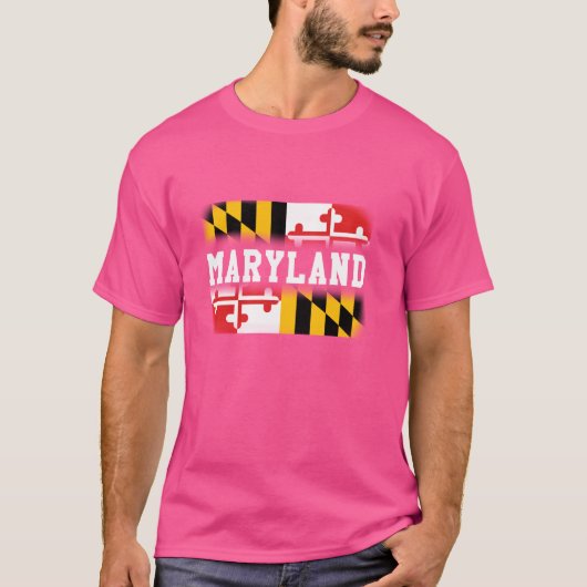 Maryland State Flag Tee Shirt (Vorderseite)
