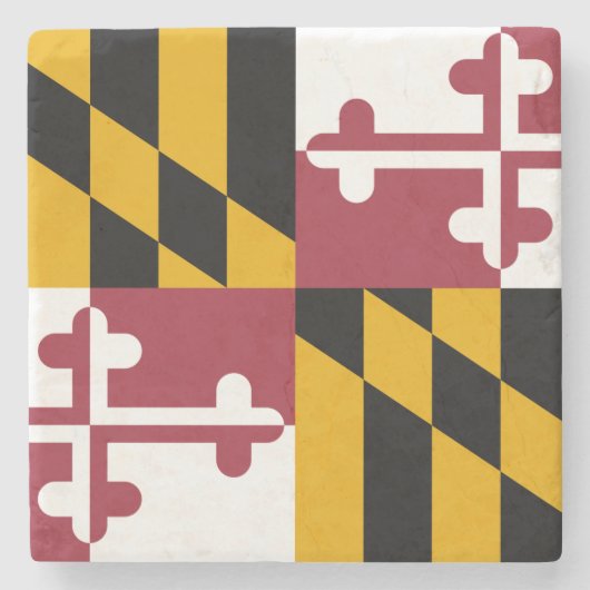 Maryland State Flag Untersetzer (Vorderseite)