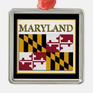 Maryland State Flag Weihnachtsschmuck