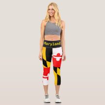 Maryland State Flag Yogi Pants