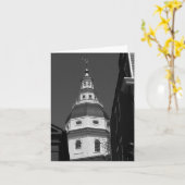 Maryland Statehouse, Annapolis Note Card Karte (Gelbe Blume)